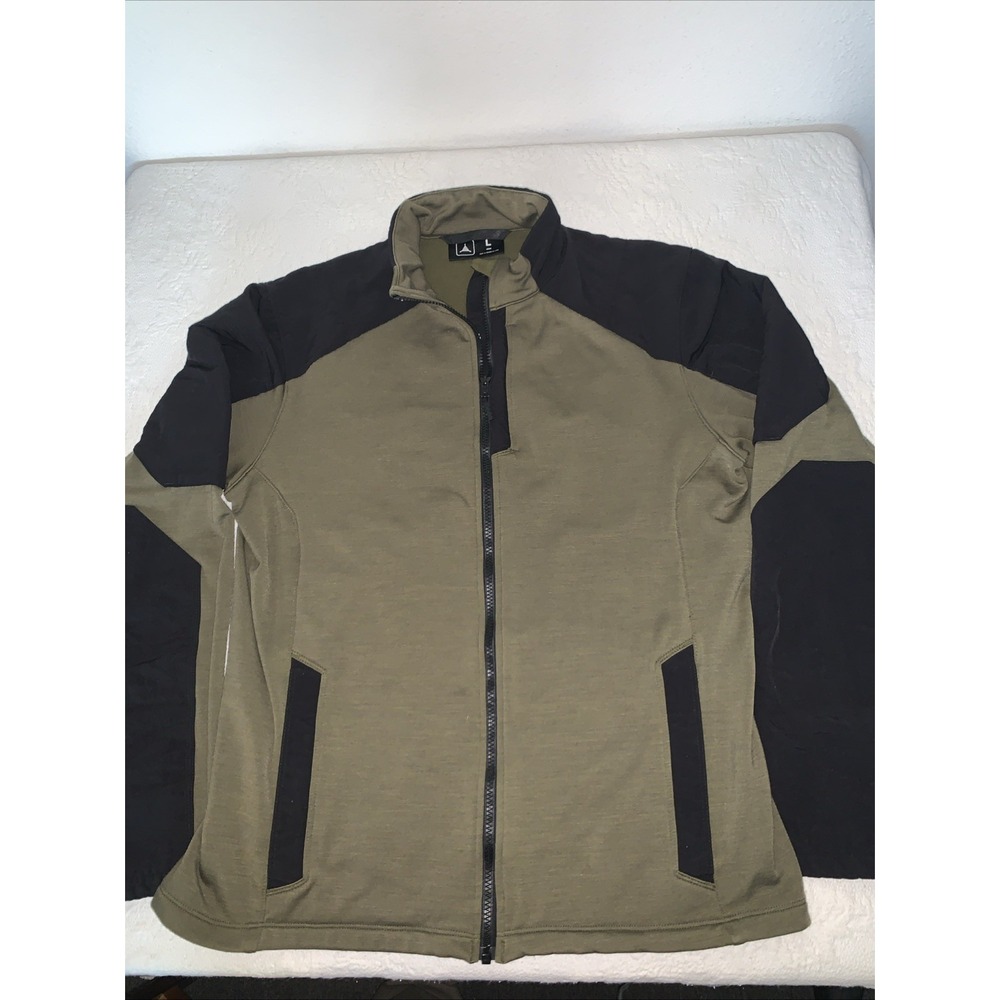 TAD Triple Aught Design Tracer Jacket Olive/Black Merino Fleece USA Size‎ Large